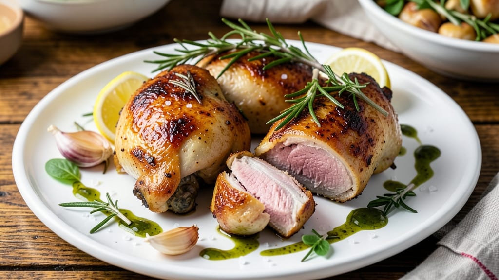 Baked Rosemary Chicken Leg Quarters Recipe: Herb-Infused Crisp With Juicy, Fragrant Meat