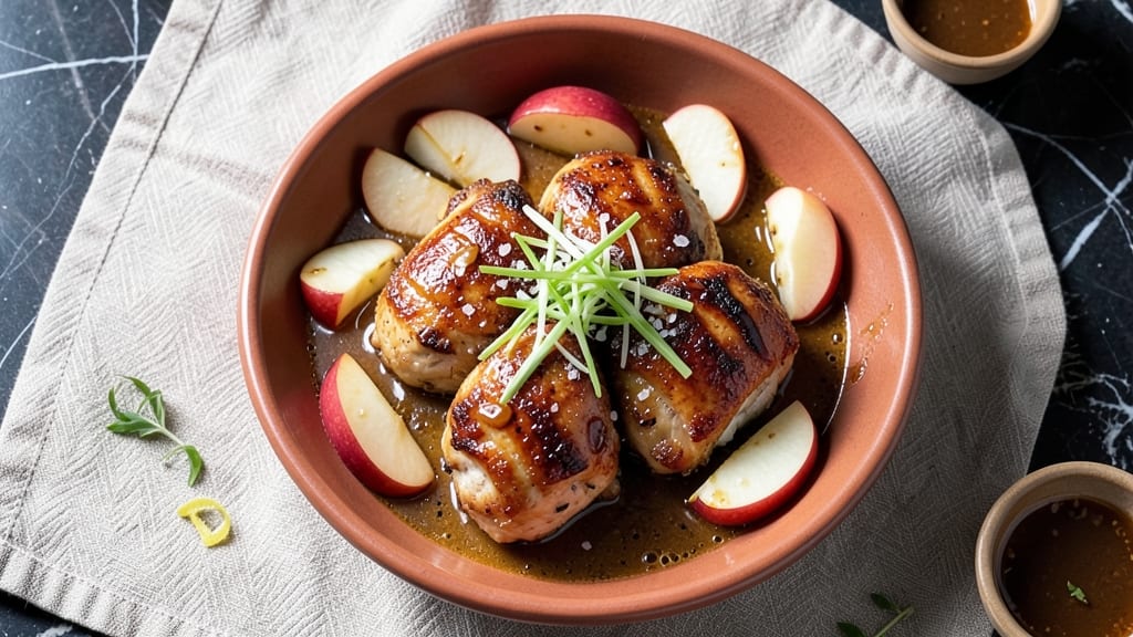 Apple Chicken Crock Pot Recipe: Sweet-Tart Apple Cider Glaze That Sticks