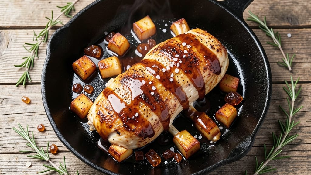 Baked BBQ Bone-In Chicken Breast Recipe: Crispy Skin, Juicy Meat, Smoky Glaze Magic
