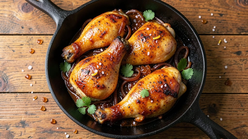 Baked Barbecue Chicken Quarters Recipe: Smoky-Sweet Crisp in One Pan