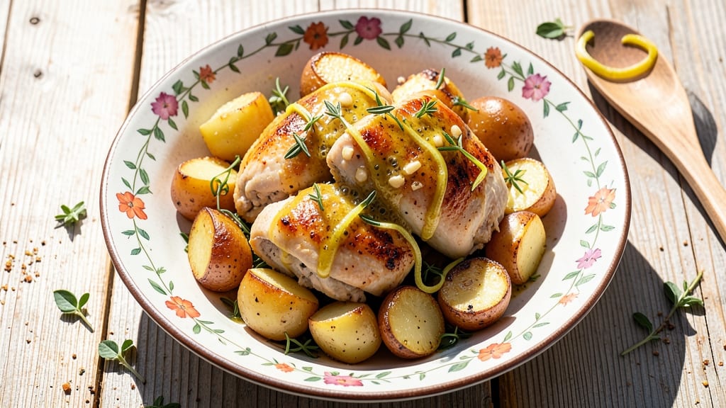 Authentic Greek Lemon Chicken and Potatoes Recipe: Bright Citrus Roast With Herbed Crisp Edges