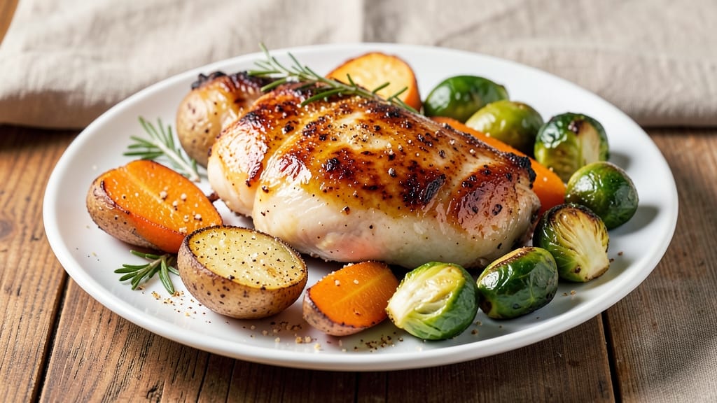 Baked Chicken Thighs With Roasted Veggies Recipe: Hands-Off Sheet Pan Harmony