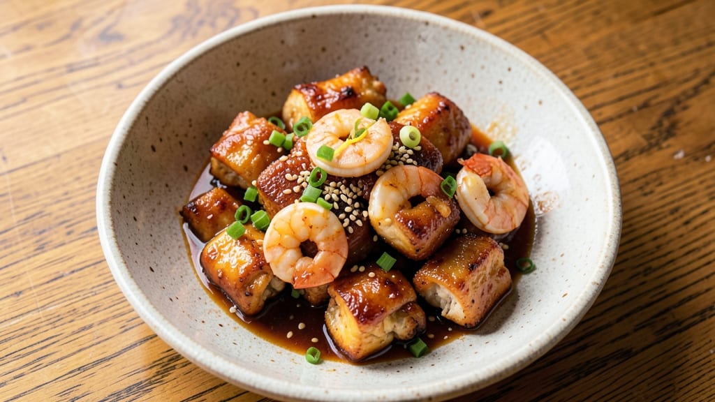 Applebee's Copycat Bourbon Chicken and Shrimp Recipe: Crispy Golden Bites With Caramelized Glaze