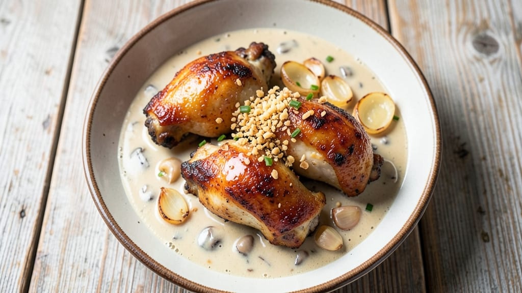Baked Chicken Drumsticks with Cream of Mushroom Soup Recipe: One-Pan Creamy Crispy Harmony