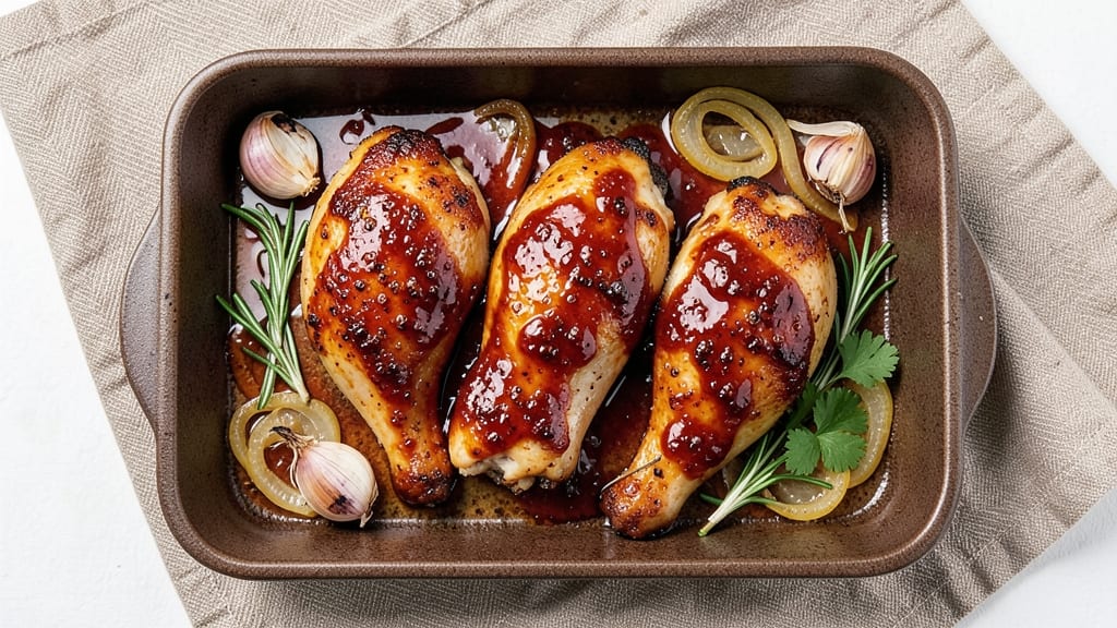 Baked BBQ Boneless Chicken Thighs Recipe: Smoky-Sweet Glaze That Locks in Juices
