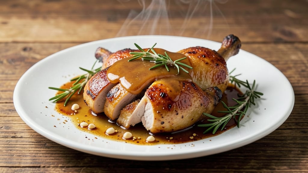 Baked Chicken Thigh Sauce Recipe: Smoky Garlic-Herb Pan Gravy Magic