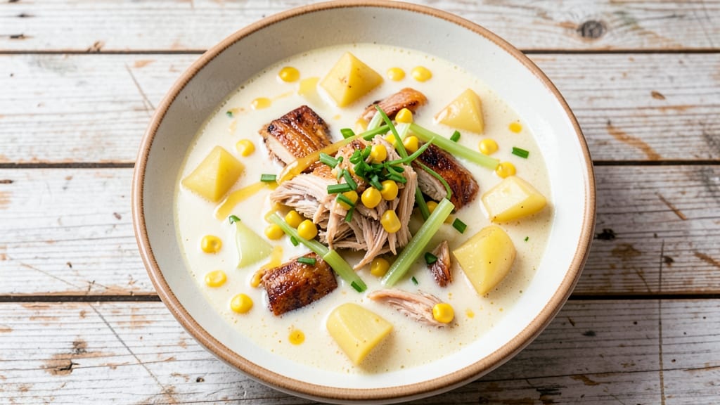 Amish Chicken Corn Chowder Soup Recipe: Creamy Homestyle Richness in One Pot