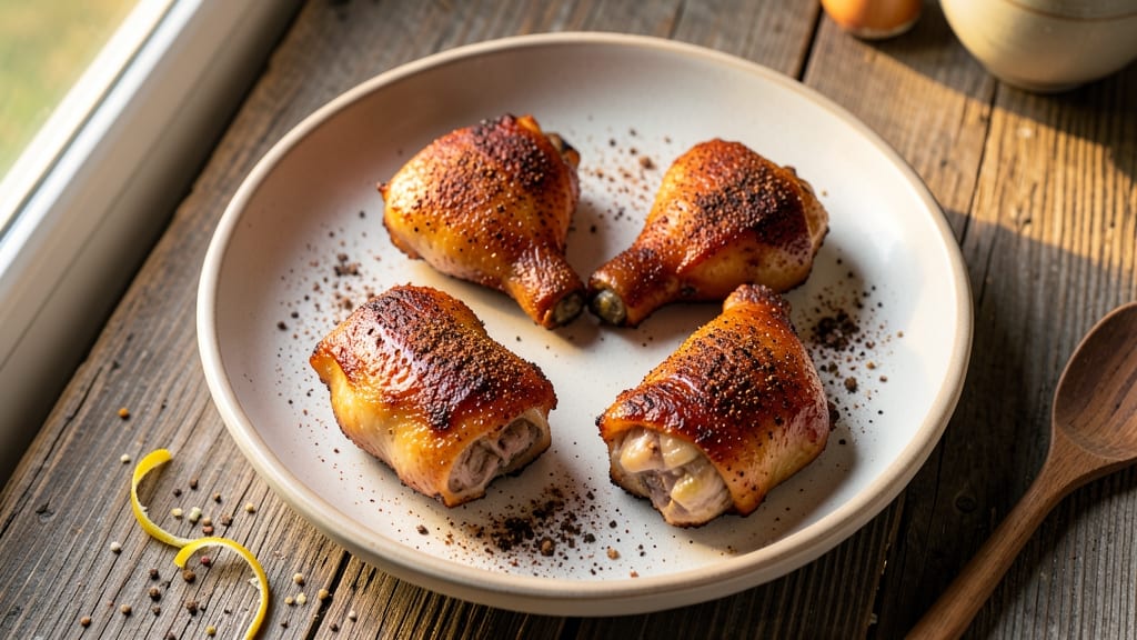 Air Fry Chicken Leg Quarters Recipe: Double-Crisp Layers With Juicy, Fall-Off Skin