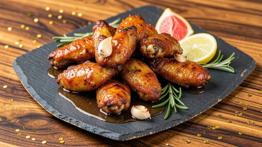 Baked Chicken Party Wings Recipe: Air-Crisped With Buttery Baked Gloss