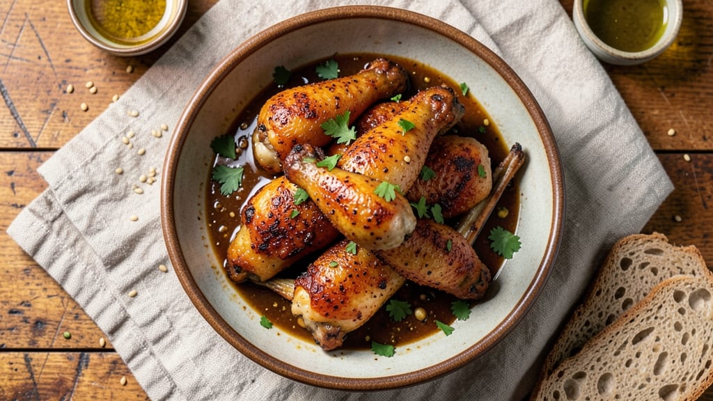 Baked Chicken Wings with Gravy Recipe: Rich Pan Sauce Magic in One Pot