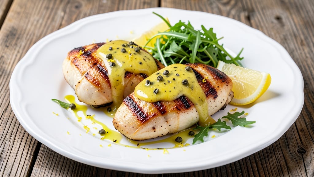 Baked Chicken Piccata Recipe Healthy: Lemon-Caper Crisp With Juicy Hearts