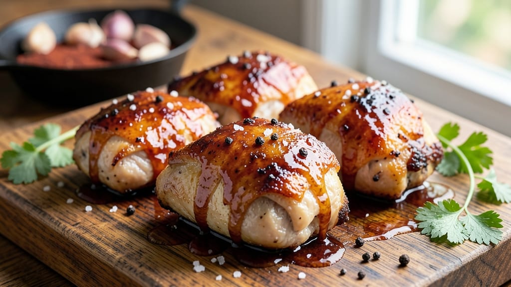 Baked BBQ Chicken Quarters Recipe: Smoky-Sweet Glaze That Caramelizes to Crunchy Bite