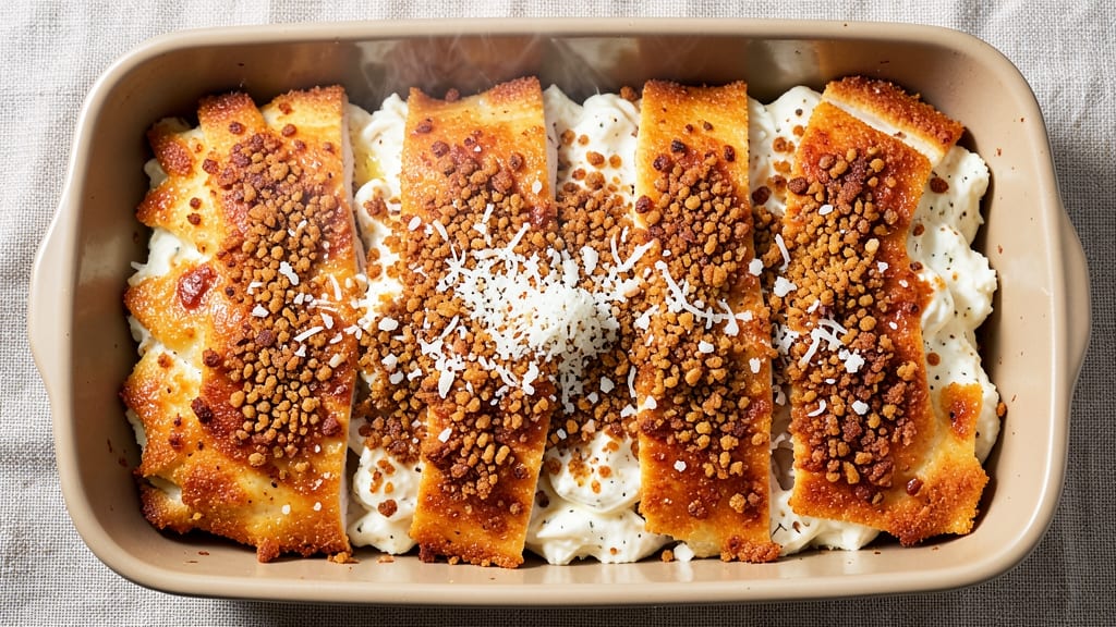 Baked Chicken Poppers Recipe: Crispy Parmesan Shells with Creamy Cheese Stuffing
