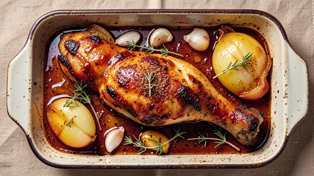 Baked Barbeque Chicken Legs Recipe: Smoky-Sweet Crust That Stays Crisp All Night