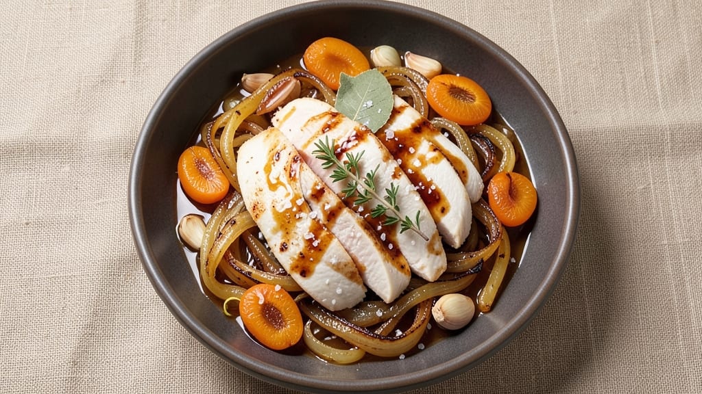 Apricot Onion Chicken Soup Recipe: Sweet-Tart Broth with Caramelized Depth