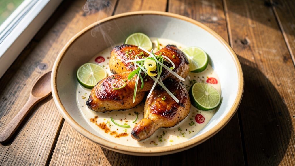 Polynesian Baked Chicken Recipe: Tropical Coconut-Lime Crisp With Juicy Centers
