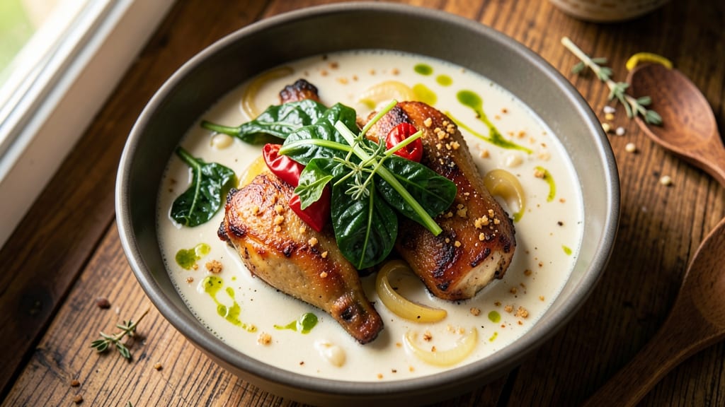 Authentic Jamaican Chicken Soup Recipe: Bold Jerk-Spiced Simmer With Callaloo and Dumplings