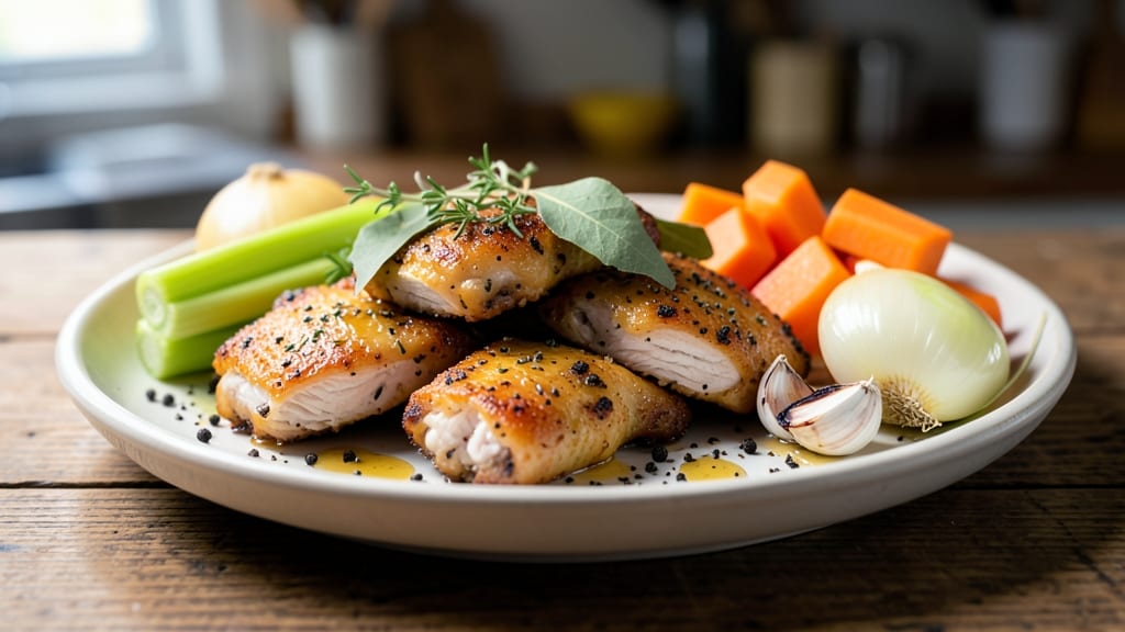 Boiled Chicken Wings Recipe: Silky-Smooth Skin and Juicy Meat