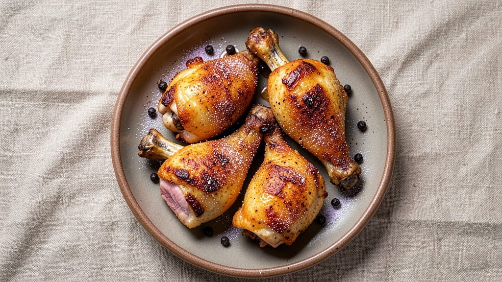 Air Fried Bone-In Chicken Thighs Recipe: Crispy Skin, Juicy Meat in 25 Minutes