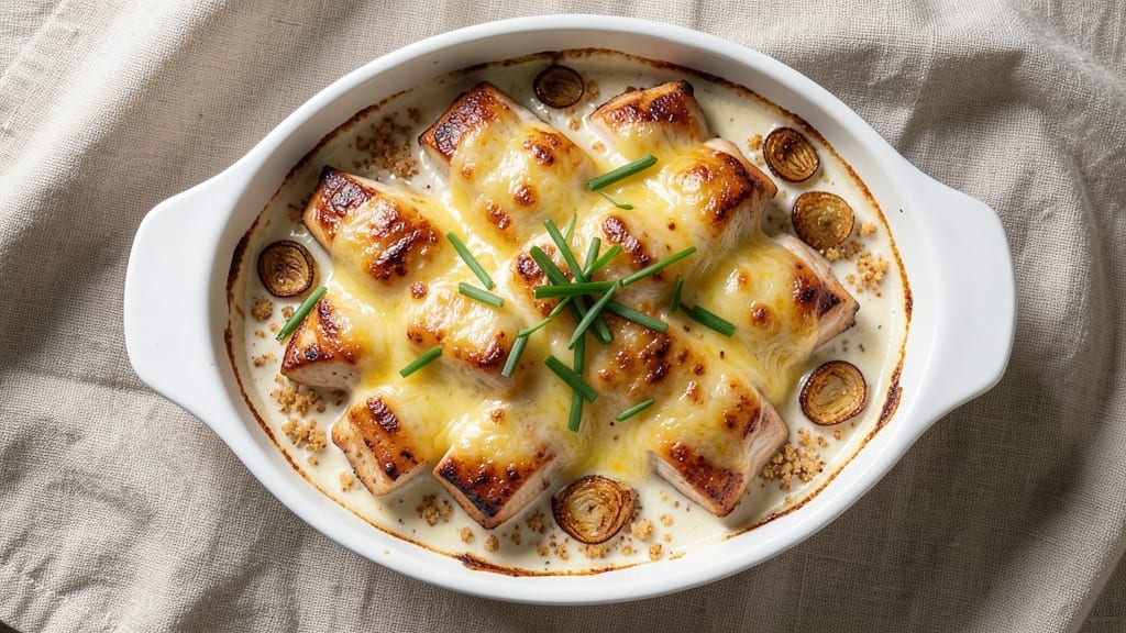 Campbell's Cream of Chicken Baked Chicken Recipe: Creamy Casserole With Crispy Top