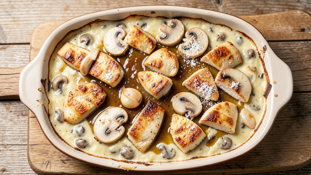 Campbell's Cream of Mushroom Chicken Casserole Recipe: One-Pan Creamy Comfort with Crispy Top