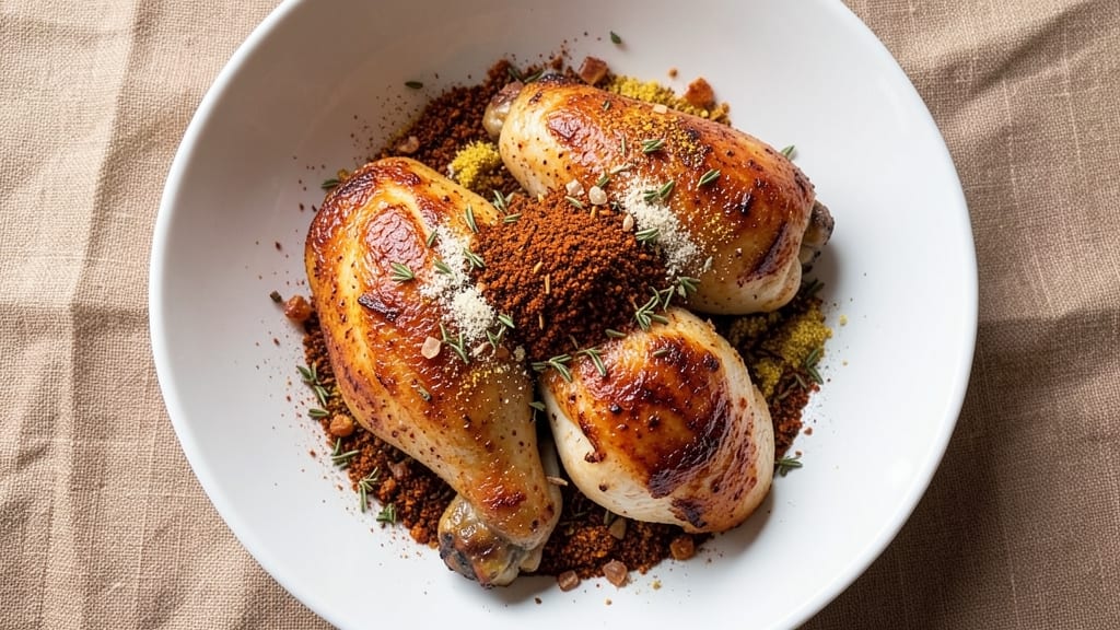 Baked Chicken Thigh Seasoning Recipe: Smoky Garlic-Herb Blend for Crispy Skin