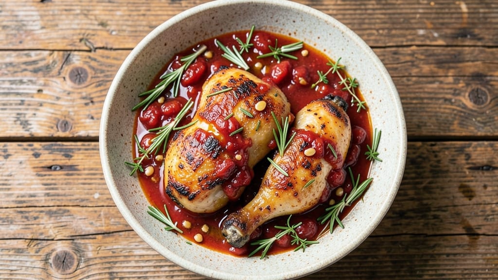 Baked Tomato Chicken Thighs Recipe: Roasted to Juicy Perfection With Caramelized Edges