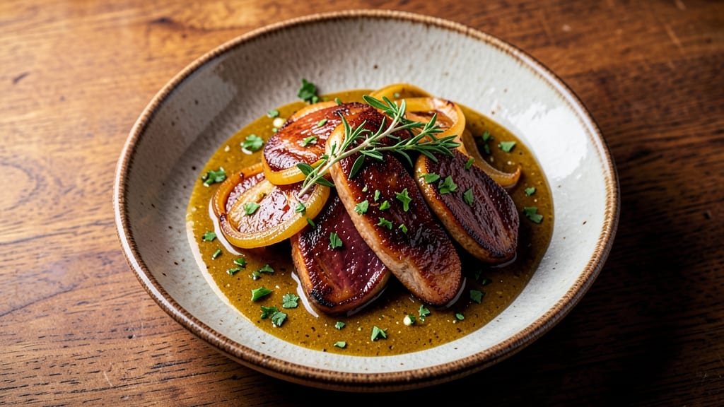 Chicken Liver Recipe: Pan-Seared with Herbs and Crispy Onions