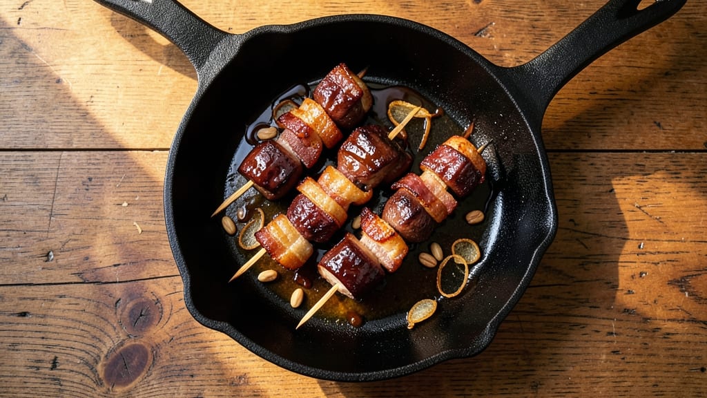 Chicken Liver Rumaki Recipe: Crispy-Wrapped Bites with Sweet-Savory Glaze