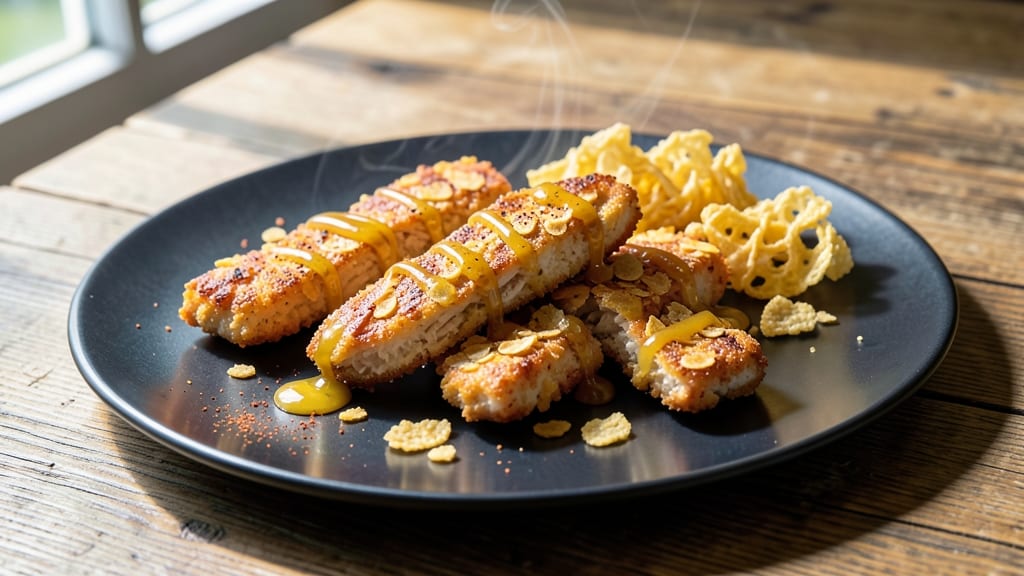 Chicken Strips with Corn Flakes Recipe: Crunchy Crust That Stands Up to Dipping