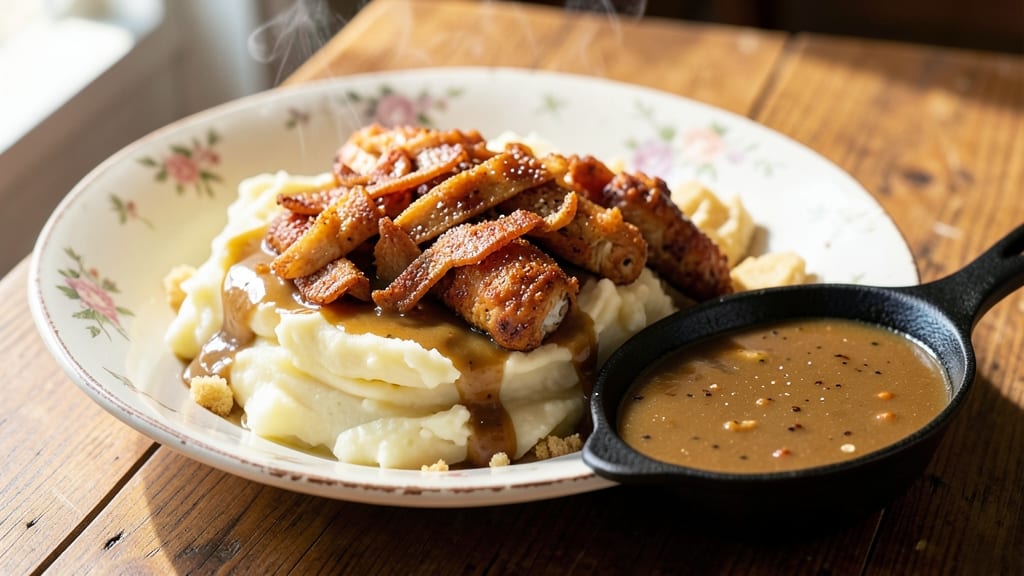 Church's Chicken Mashed Potatoes and Gravy Recipe: Buttery Creaminess With Savory Pan Gravy Magic