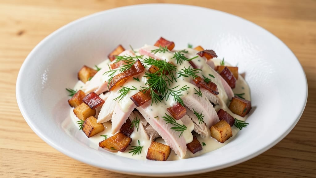Copycat Arby's Chicken Salad Recipe: Crunchy Bacon Bites and Creamy Herbed Perfection