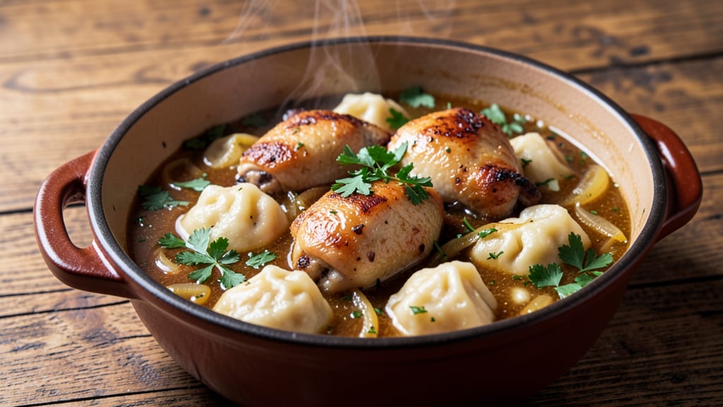 Copycat Cracker Barrel Chicken And Dumplings Recipe: One-Pot Creamy Comfort With Fluffy Dumplings