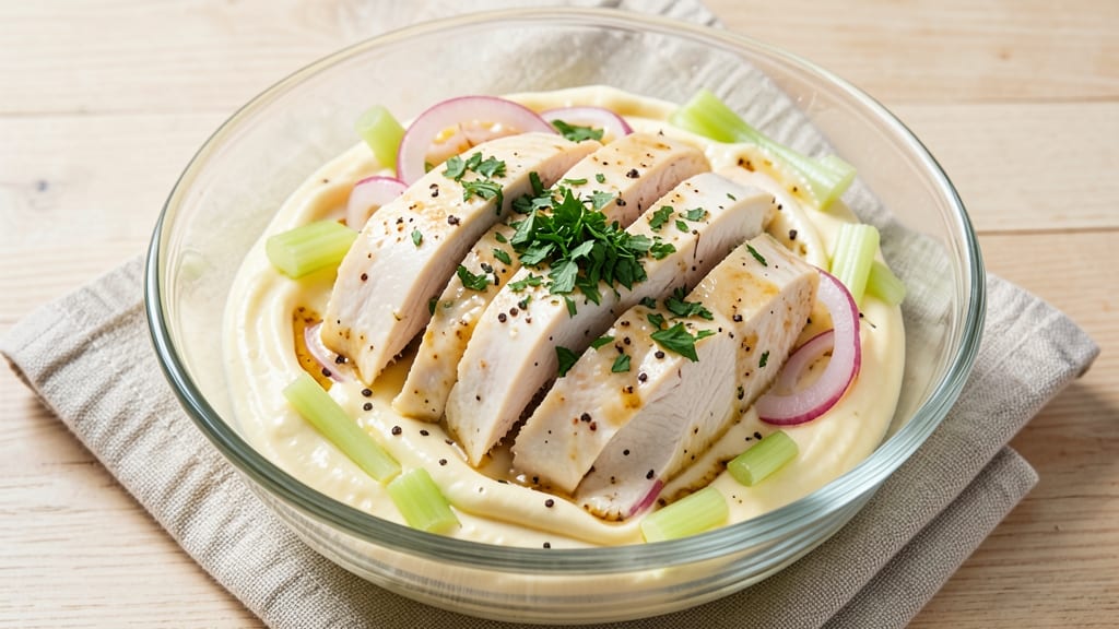 Copycat Sam's Club Chicken Salad Recipe: Chunks of Chicken and Creamy Mayonnaise Magic