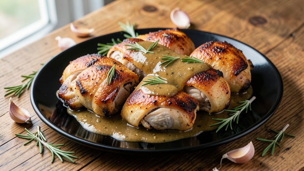 Baked Chicken Thighs With Gravy Recipe: Pan-Sear Crisp, Rich Gravy Magic
