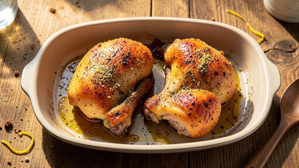 Baked Whole Chicken Legs Recipe: Double-Dredged Crunch With Juicy, Fall-Off-Bones Meat