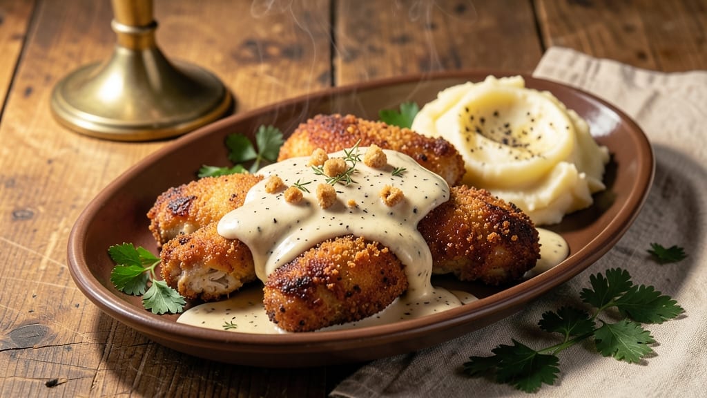 Amish Creamed Chicken Recipe: Homestyle Creaminess With Crispy Chicken Bites