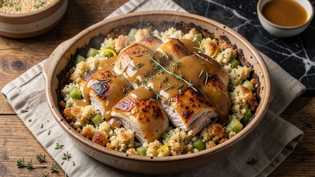 Baked Chicken and Stuffing Casserole Recipe: One-Dish Thanksgiving Nostalgia