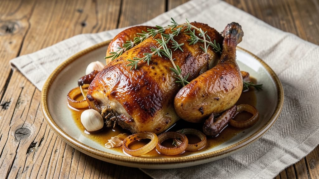 Alton Brown's Whole Roast Chicken Recipe: Brine-Infused Crisp Skin and Juicy Core