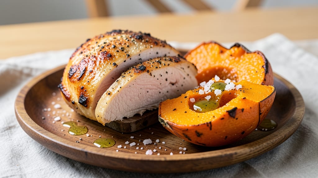Baked Chicken Breast and Butternut Squash Recipe: Sweet-Savory Roast With Crispy Edges