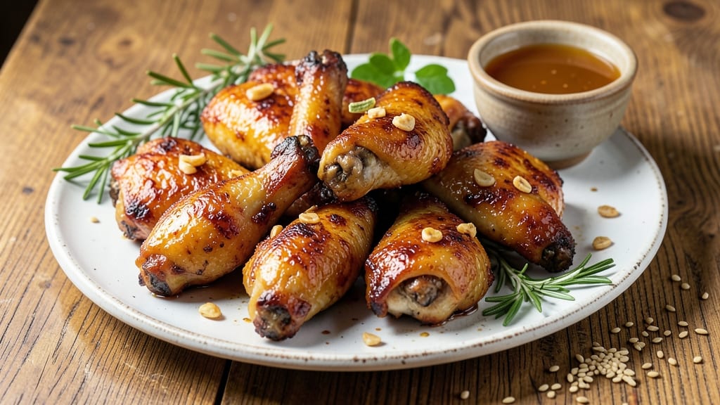 Baked Honey Garlic Chicken Wings Recipe: Sticky-Glazed Crunch With Juicy Centers