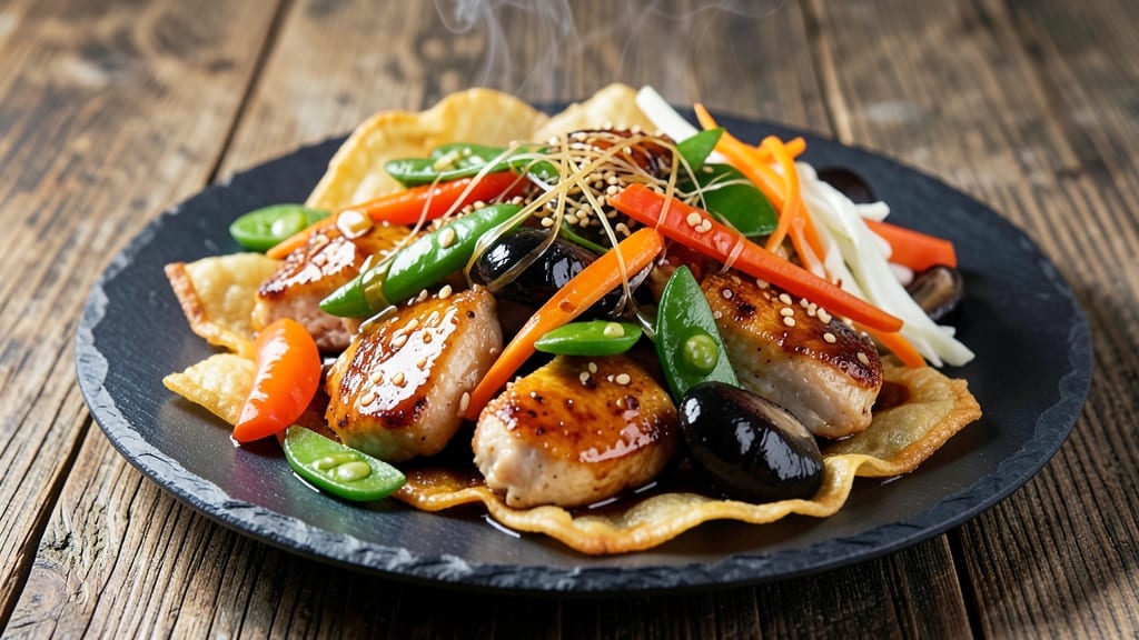 Applebee's Chicken Wonton Stir Fry Recipe: Crispy Wonton Bites with Sweet-Savory Sauce