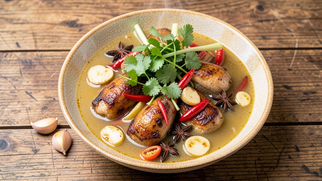 Asian Style Chicken Soup Recipe: Fragrant Ginger-Lemongrass Broth with Slurp-Worthy Noodles