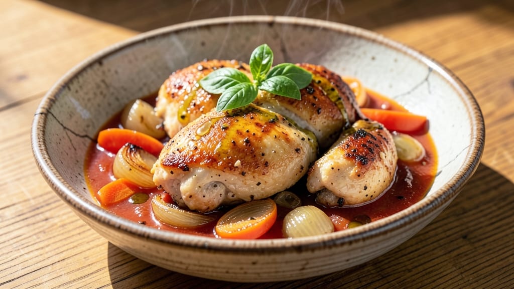 Grandma's Chicken Cacciatore Recipe With Tomato Sauce: Slow-Simmered Richness in One Pot