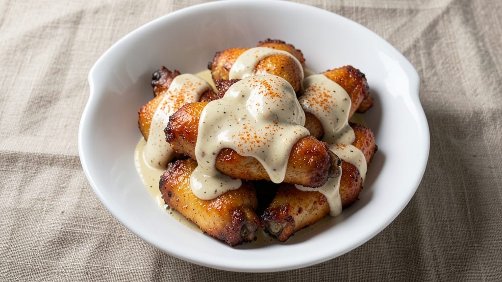 Hidden Valley Ranch Chicken Wings Recipe: Crispy Bites Drowned in Cool Creamy Sauce