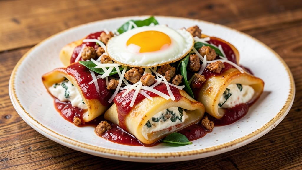 Maggiano's Chicken and Spinach Manicotti Copycat Recipe: Layered Cheese Heaven With Hidden Ricotta Trick