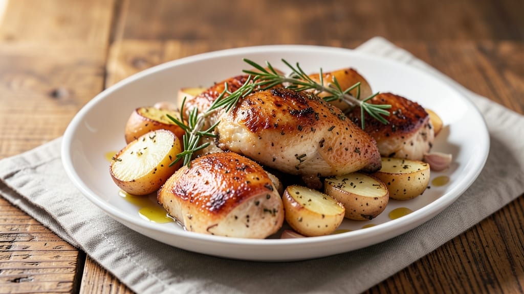 McCormick Chicken And Potatoes Recipe: One-Pan Roast With Herby Crisp