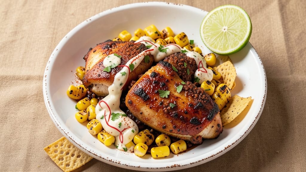 Mexican Street Corn Chicken Recipe: Charred, Cheesy Crunch in 20 Minutes